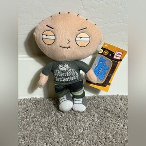 2010 Family Guy Stewie 8" Plush World Domination‎